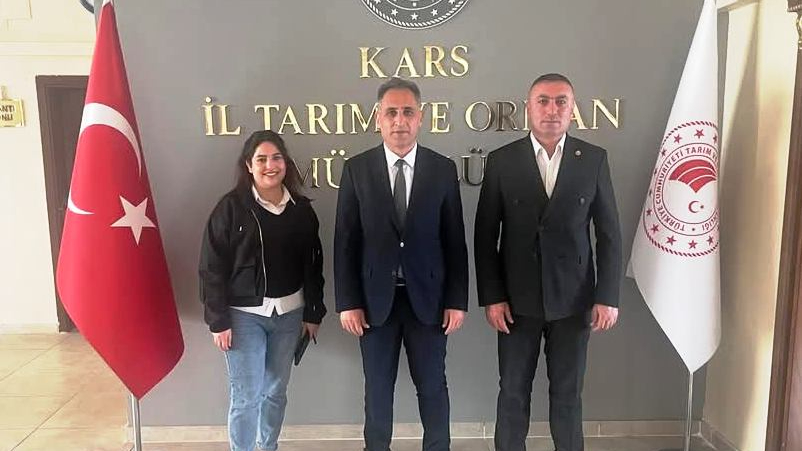 Başkan Müçük, Tarım il Müdürü Enver Aydın’ı ziyaret etti