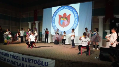 Özel öğrencilerin gösterisi büyük alkış aldı