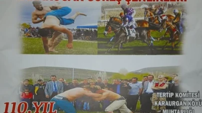 "Geleneksel Karaurgan Karakucak Güreş Şenlikleri" başlıyor
