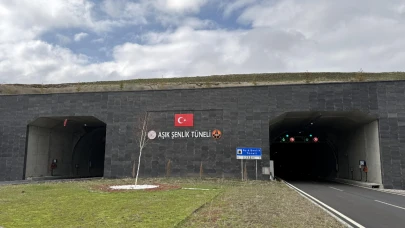 Aşık Şenlik Tüneli'nden 6 ayda 70 bin araç geçti