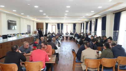 Şehit yakınları ve gaziler yemek sofrasında buluştu