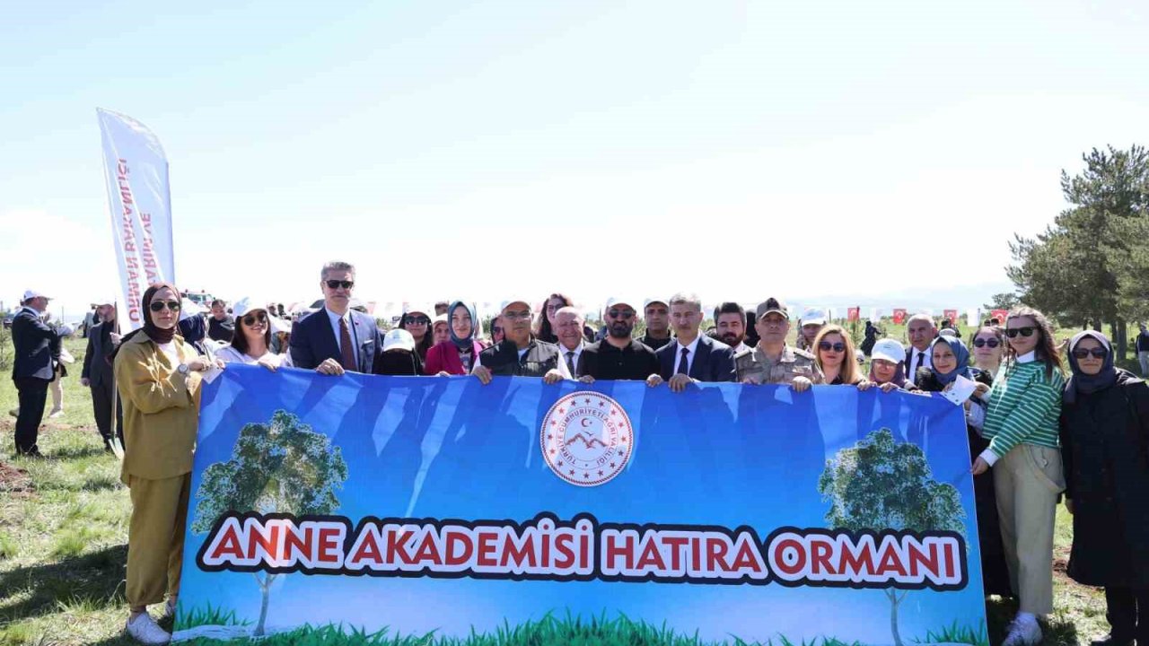 Ağrı’da Anneler Günü’ne özel "Anne Akademisi Hatıra Ormanı" oluşturuldu