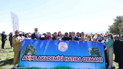 Ağrı’da Anneler Günü’ne özel "Anne Akademisi Hatıra Ormanı" oluşturuldu