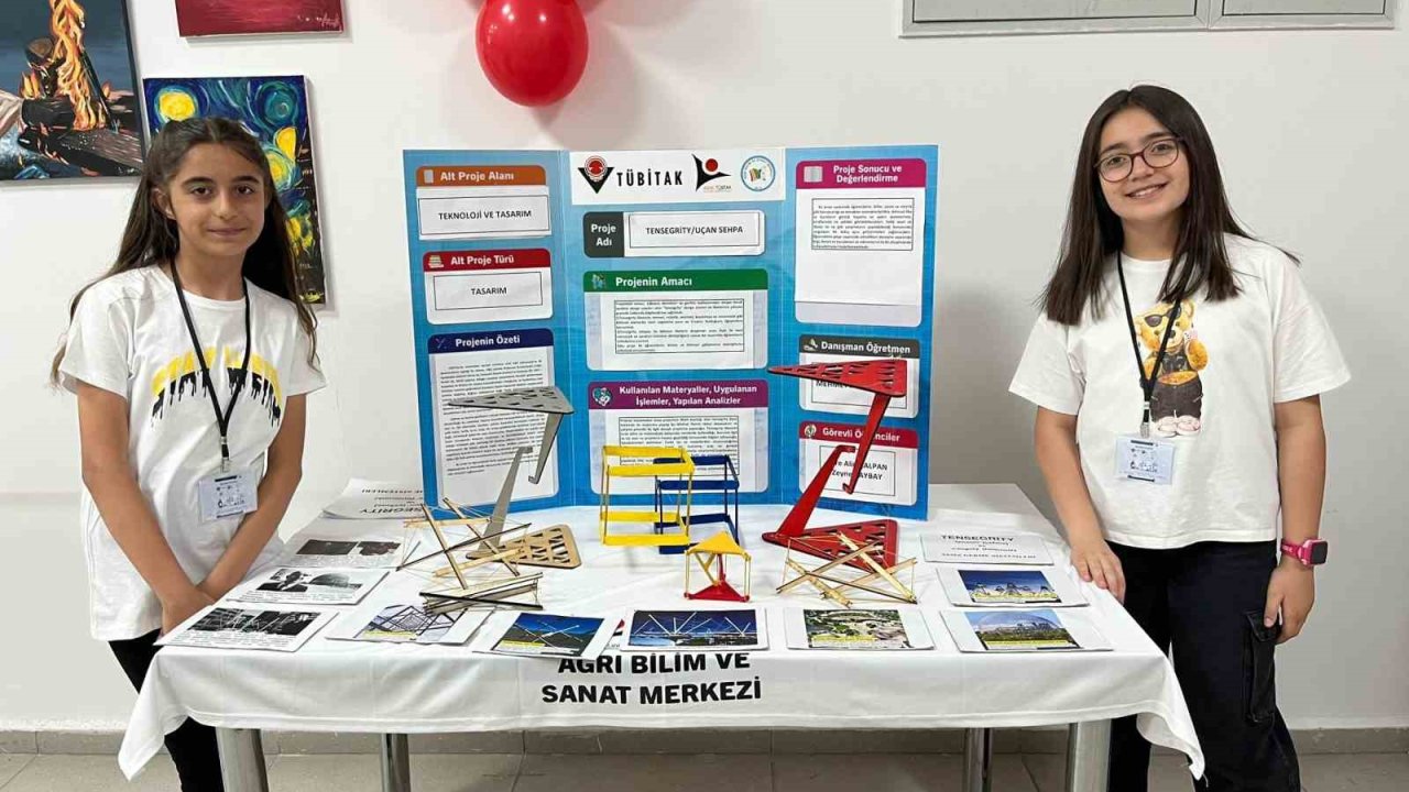 Ağrı’da öğrenciler TÜBİTAK desteğiyle bilimsel projelerini sergiliyor