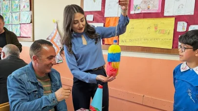 Aileler ve öğrenciler kuşlara yuva oldu