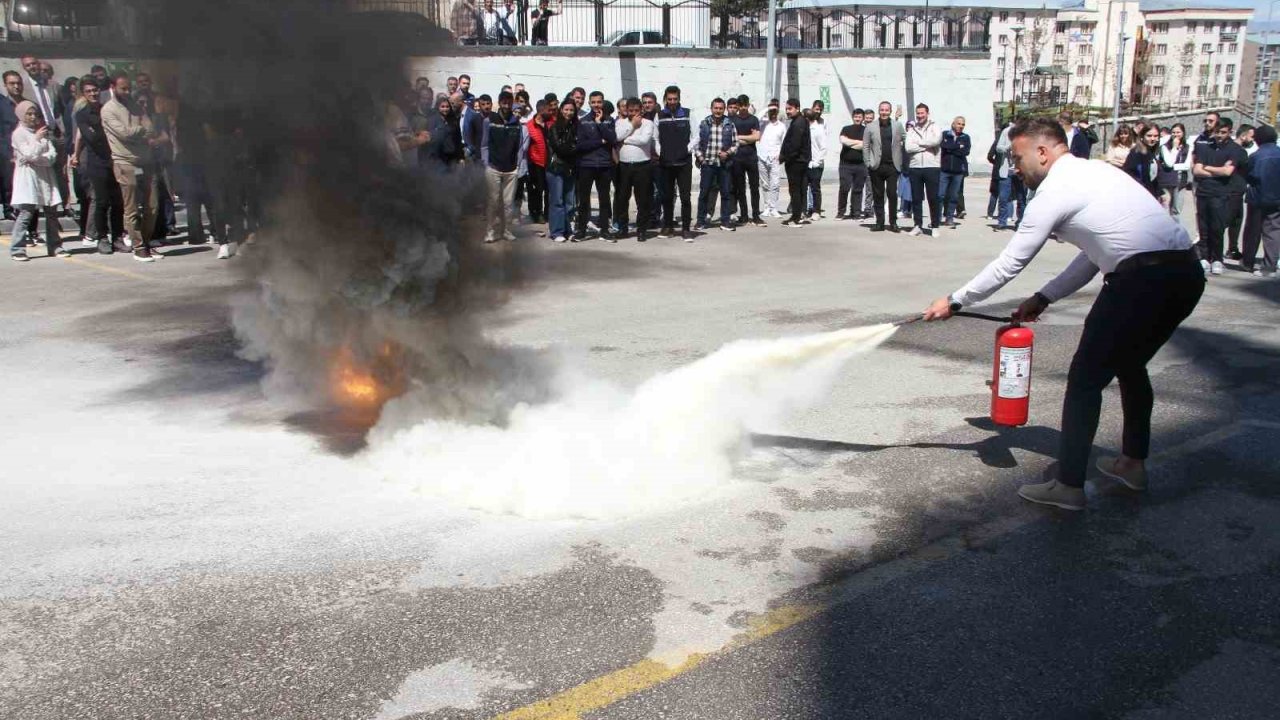 Aras elektrik, deprem ve yangın tatbikatı gerçekleştirdi