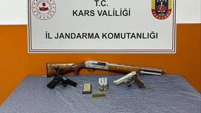 Arpaçay’da silah ele geçirildi