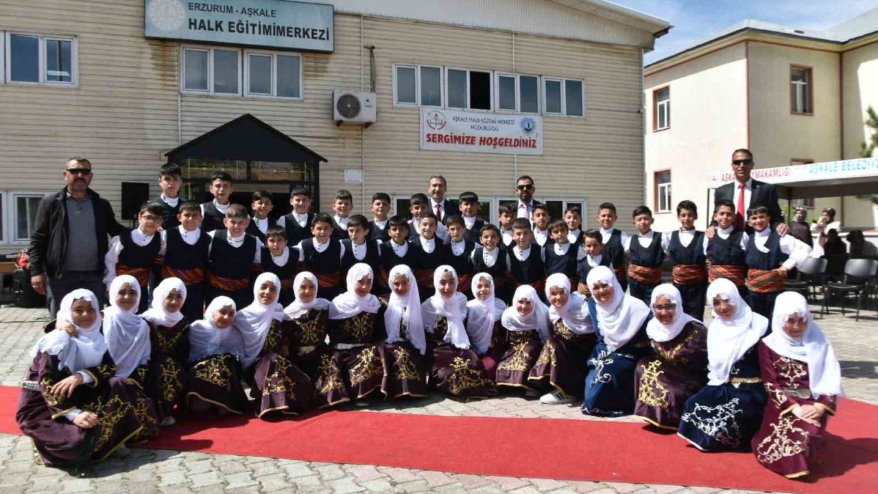 Aşkale’de yılsonu sergisi açıldı