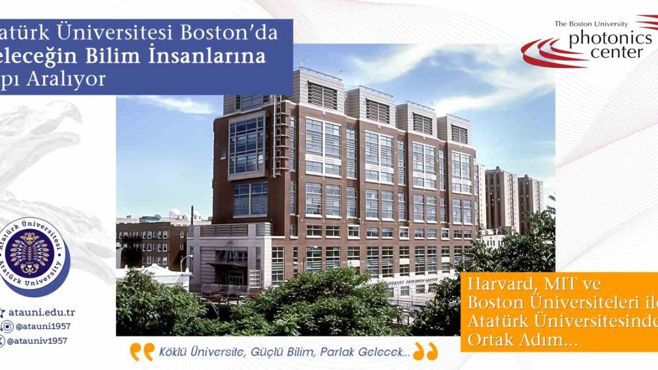 Atatürk Üniversitesi, Boston’da etkinlikte yer alacak