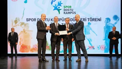 Atatürk üniversitesi "Spor dostu kampüs" unvanına layık görüldü