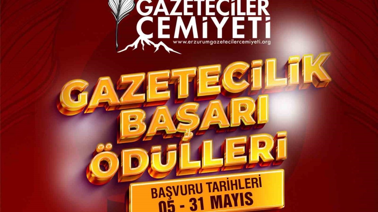 "Gazetecilik Başarı Ödülleri Yarışması" düzenlenecek