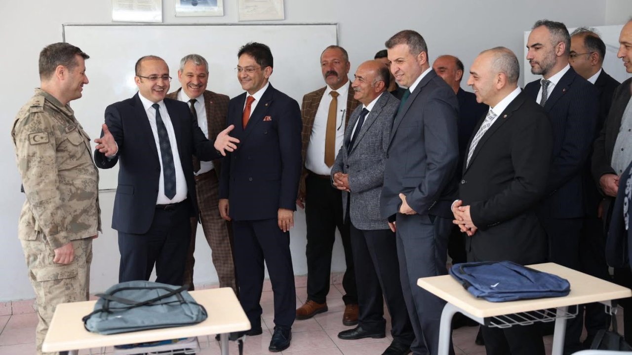 Erzurum'da eğitim ve ekonomiye yönelik destek ziyaretleri
