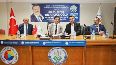 Erzurum ve Ağrı ticaret borsaları arasında "Kardeş Borsa Protokolü" imzalandı