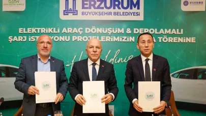 Erzurum’a dev yatırım: "Elektrikli araç dönüşümü ve enerji depolamalı şarj istasyonları kurulacak"