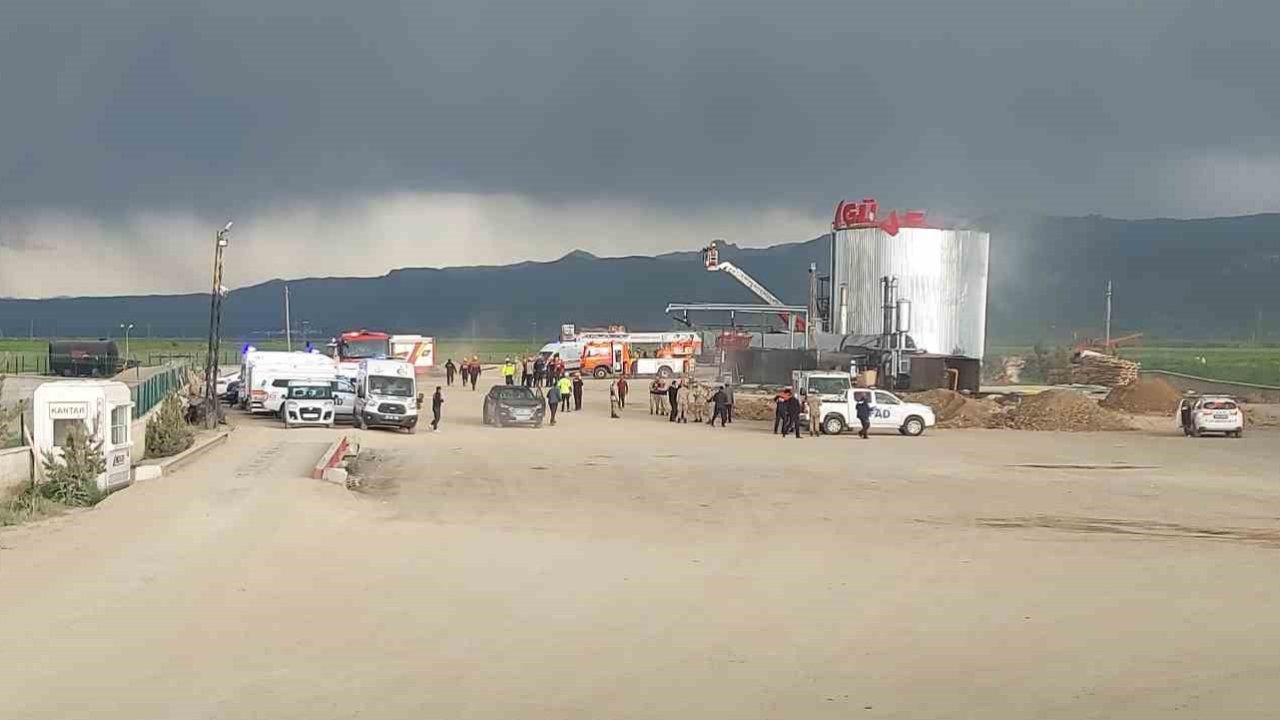 Erzurum’da Güven Asfalt tesislerinde patlama