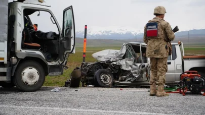 Erzurum’da jandarma bölgesinde bir ayda 17 trafik kazası