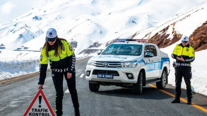 Erzurum’da kent merkezinde bir ayda 109 kaza