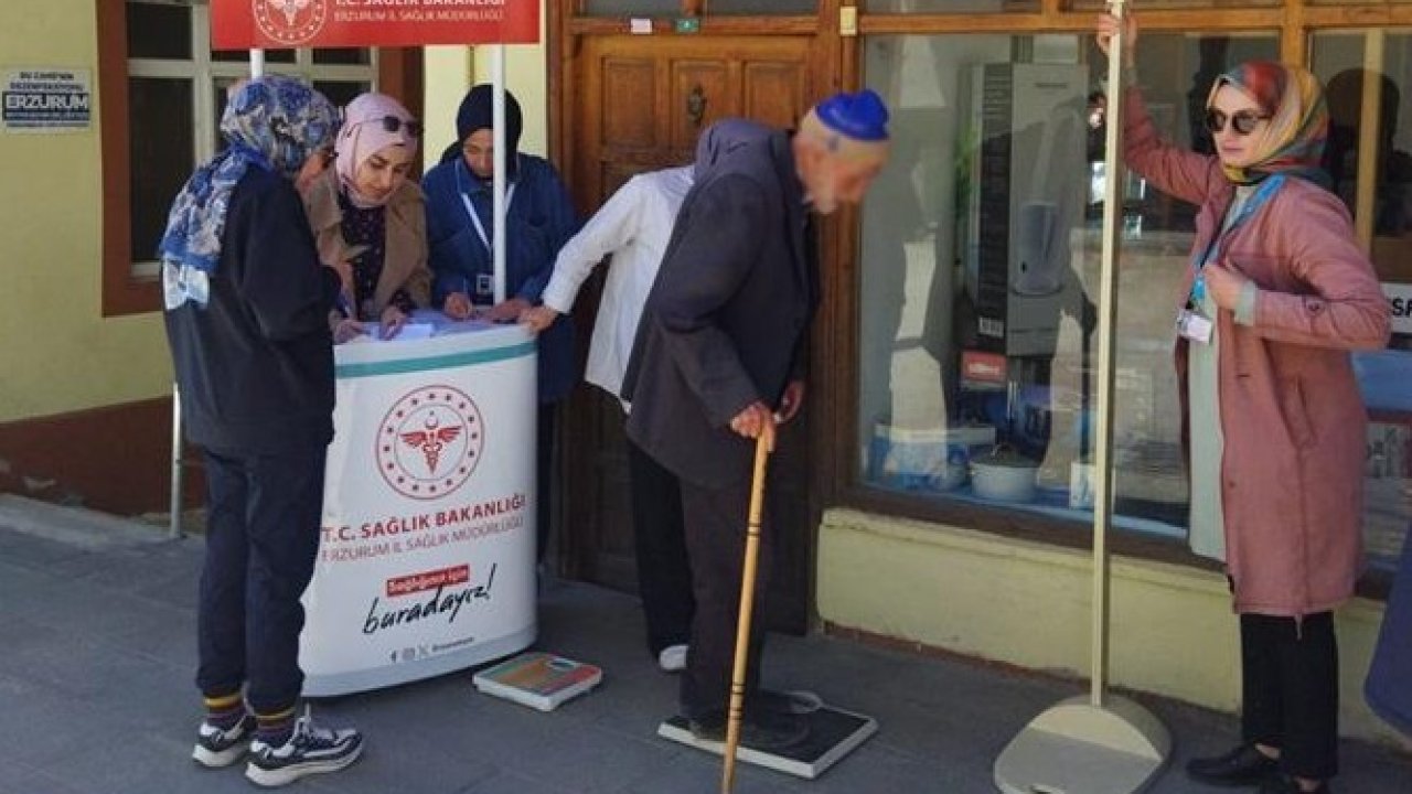 "İdeal Kilonu Öğren, Sağlıklı Yaşa" kampanyası Erzurum’da başladı