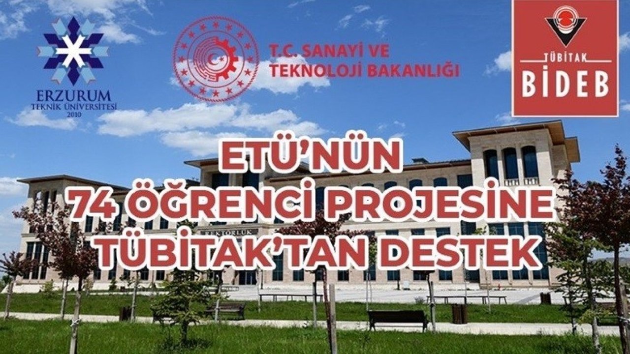 ETÜ’ de 74 proje destek aldı