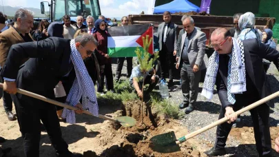Gazze hatıra ormanında umut yeşerecek
