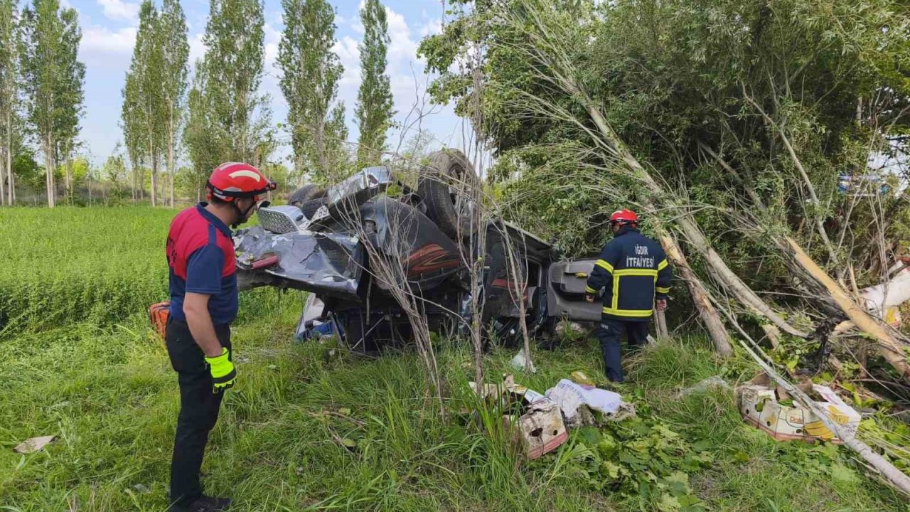 Iğdır’da trafik kazası: 1’i ölü 4 yaralı