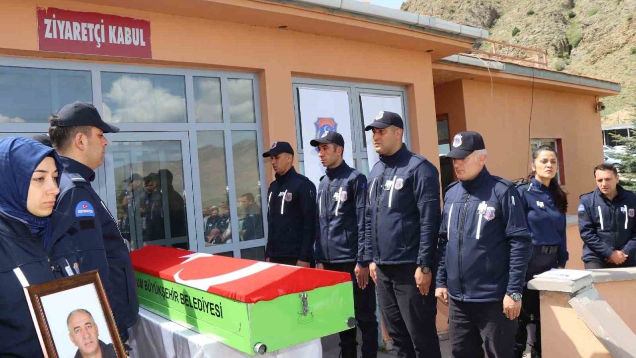 İnfaz ve koruma memuru son yolculuğuna uğurlandı