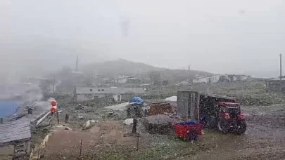 Kars’ta Mayıs ortasında kar sürprizi