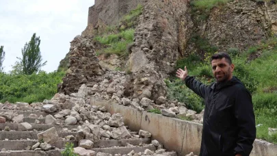 Oltu Kalesi yıkılma tehlikesiyle karşı karşıya