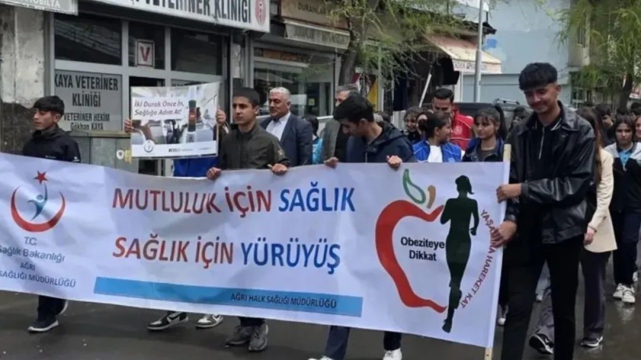 Tutak’ta sağlık için yürüyüş