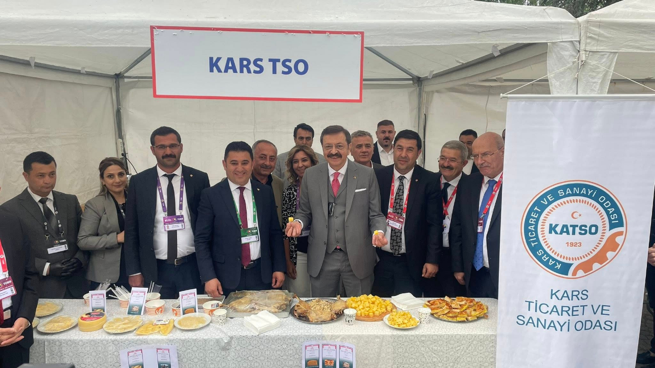 Kars’ın coğrafi işaretli ürünleri TOBB’da tanıtıldı