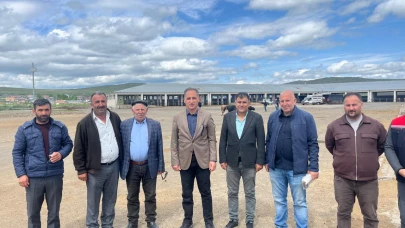 Müdür Aydın, hayvan pazarını ziyaret etti