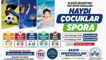 Yaz spor kursları başlıyor