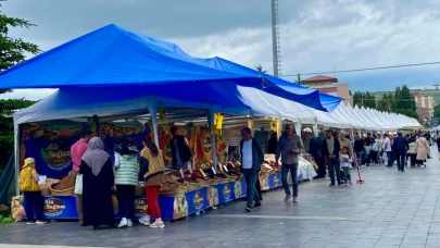 Yöresel ürünler fuarına Kars’ta yoğun ilgi