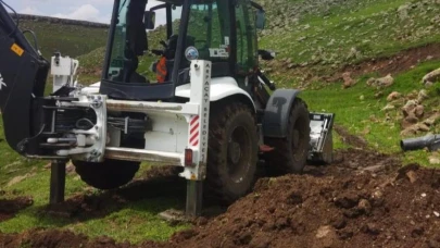 Tahrip edilen su şebekesi onarıldı
