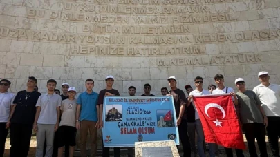 Elazığlı öğrenciler Çanakkale’de