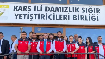 Kars’ta hayvan küpeleme çalışmaları değerlendirildi