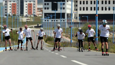 Milli kayaklı koşucular, Ardahan'da güç depoluyor