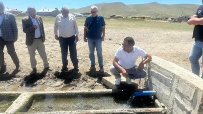 Sarıkamış’ta köylerin su sorunu çözülüyor