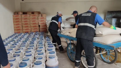 Ağrı’da bayram denetiminde 8 ton pestil ele geçirildi