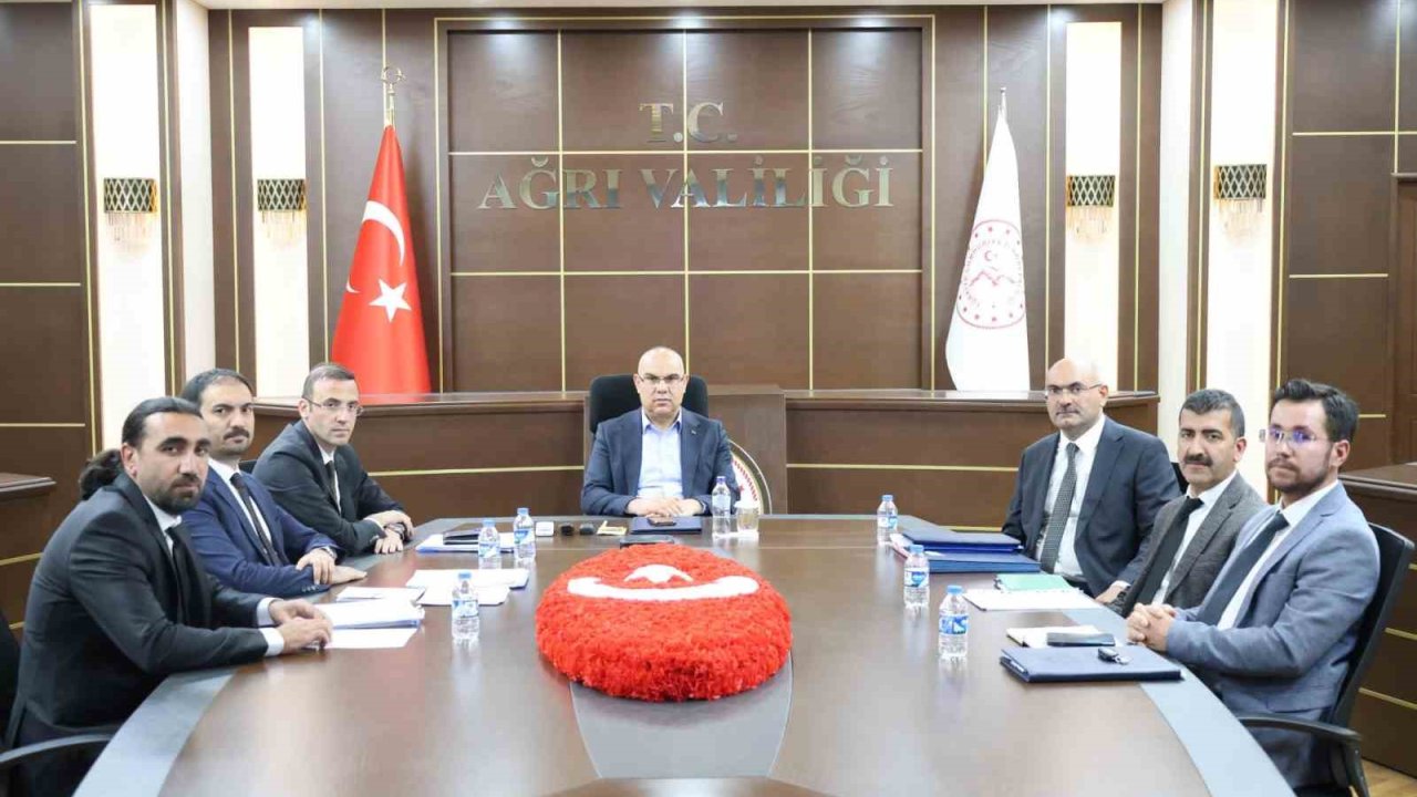 Ağrı’da haftalık çalışma grubu toplantısı