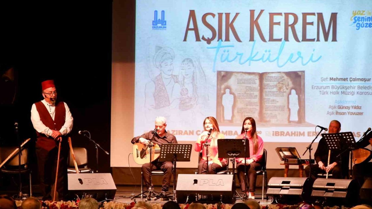 Âşık Kerem türküleri katılımcıları mest etti