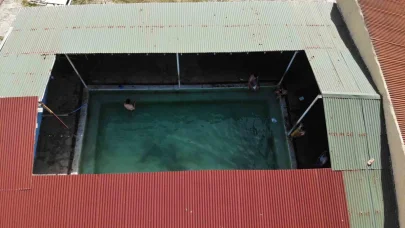 Diyadin Kaplıcaları şifalı suyuyla ziyaretçilerini ağırlıyor