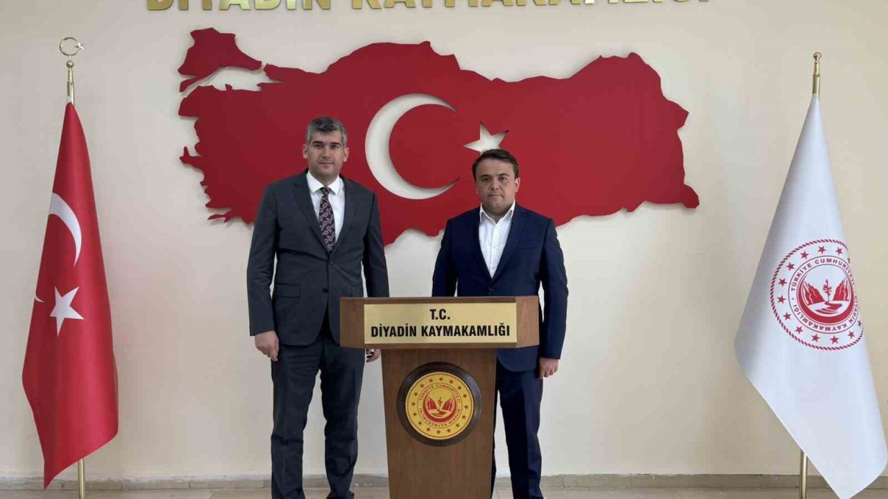 Diyadin Kaymakamı Furkan Korkusuz görevine başladı
