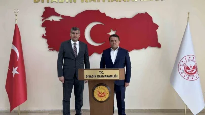 Diyadin Kaymakamı Furkan Korkusuz görevine başladı