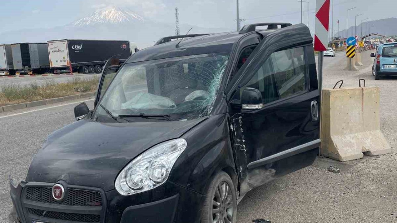 Doğubayazıt’ta trafik kazası