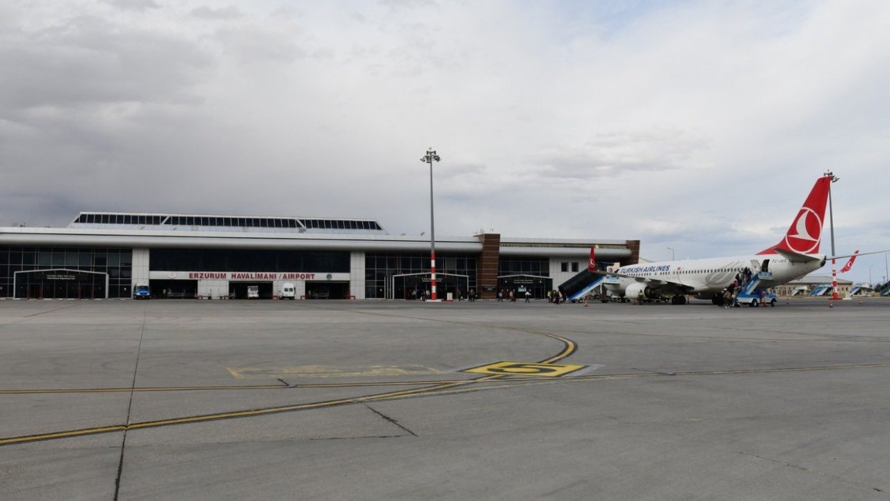 Erzurum’da mayıs ayında 694 uçuş gerçekleşti