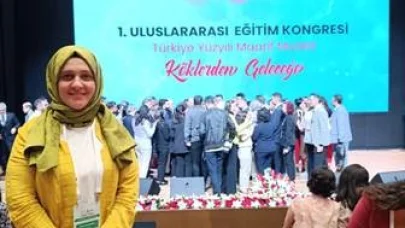 Faik Güngör Ortaokulu,  Uluslararası eğitim kongresinde temsil edildi