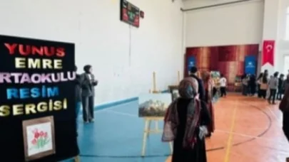 Patnos’ta resim sergisi büyük ilgi gördü