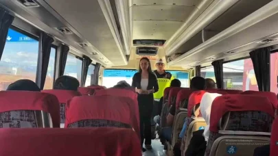 Iğdır’da bayram öncesi yolcu otobüsleri denetlendi