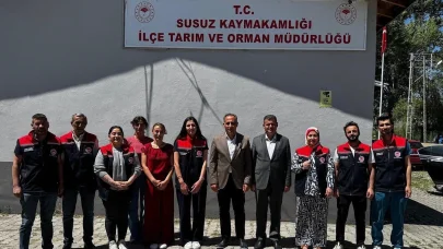 Kars Tarım İl Müdürü Enver Aydın’dan Susuz İlçe Tarım Müdürlüğü’ne ziyaret